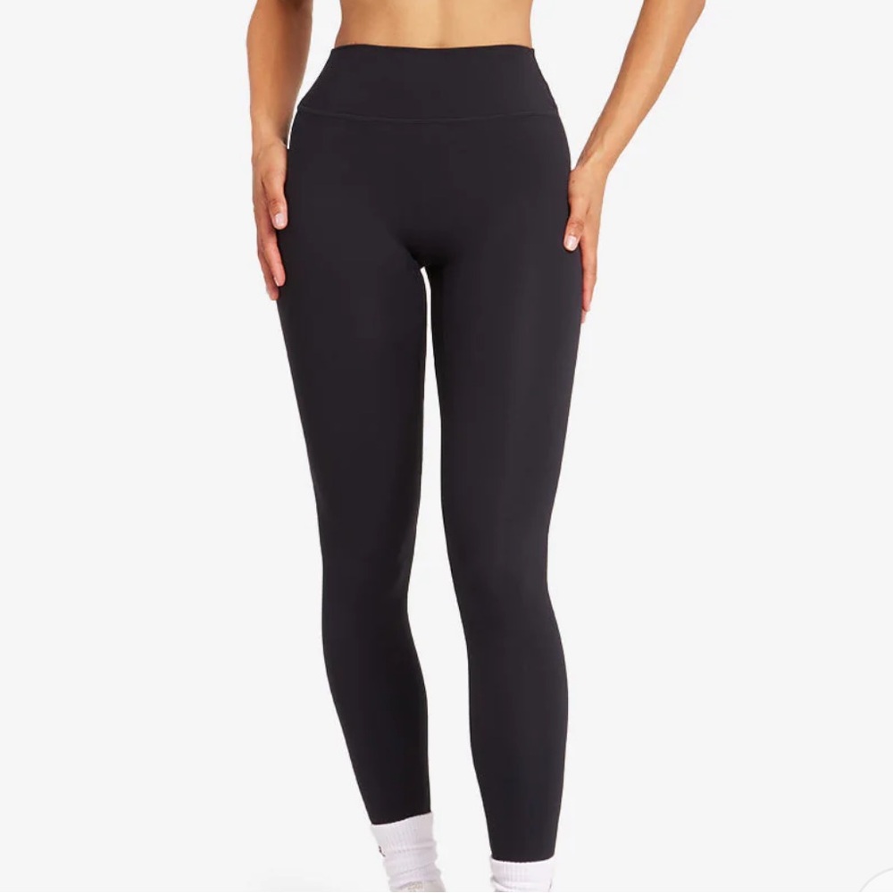 High-Waisted Black Leggings